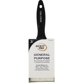 FixtureDisplays Merit Pro 00293 3" General Purpose Polyester Paint Brush