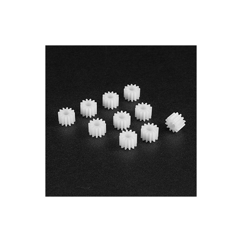 uxcell 10pcs Plastic Gears 12 Teeth Model 123A Reduction Gear