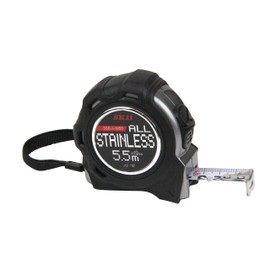SK11 All Stainless Steel Convex 2.2 ft (5.5 m) 0.7 inch (19 mm) Width JIS1 Grade SSRJ-1955 with Rubber Jacket