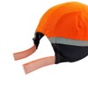 Orange Hi-Vis Bump Cap Baseball Style Safety Hard Hat Head