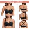 DotVol Women's Strapless Bra, Backless, Without Straps, Push Up Bra