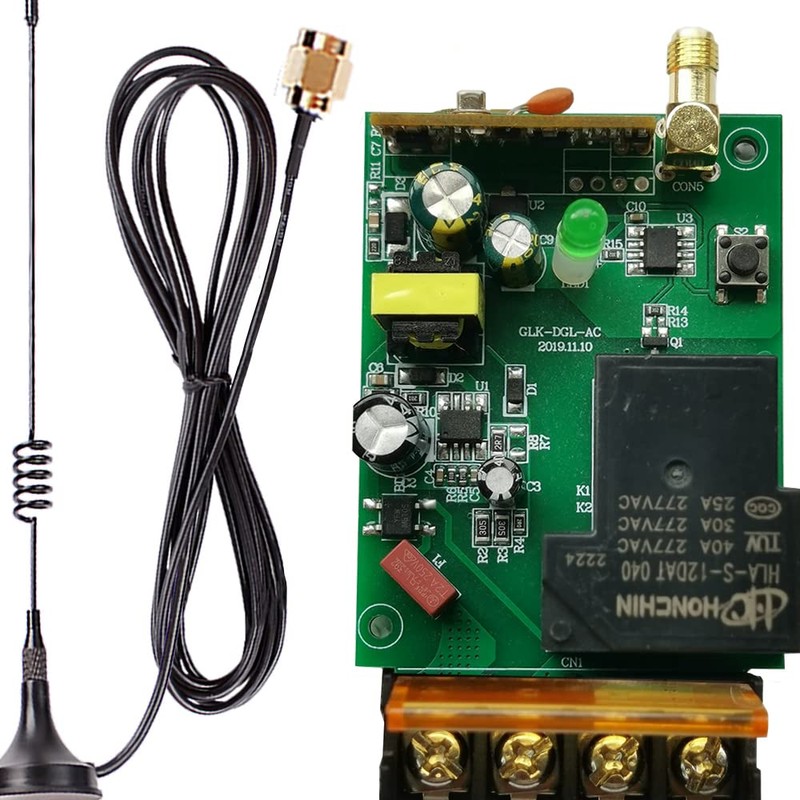Meskliu Wireless Relay 230 V, Remote Control Switch, AC220 V/230