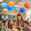 Space Paper Lanterns 8PCS 12 Inch Hanging Planets Lantern Space