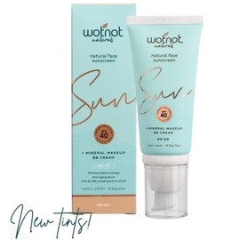 Wotnot Natural Face Sunscreen Spf 40+ Bb Cream Nude 60g