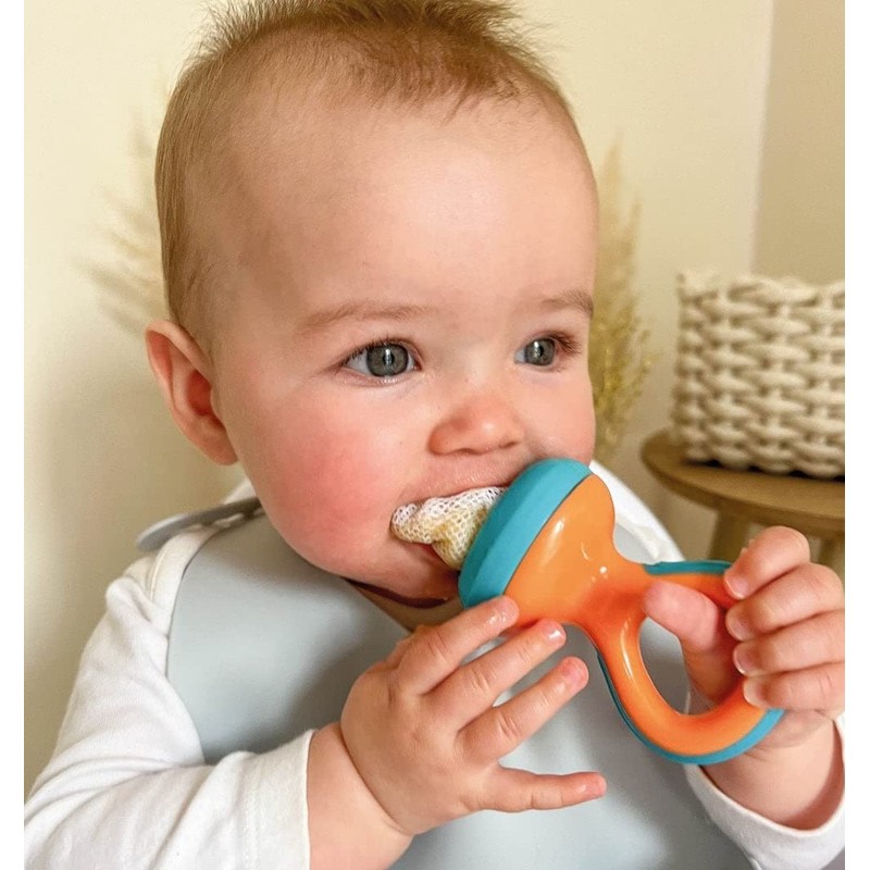 Nuby Nibbler Mesh First Soft Foods Feeder, 2pk, Colors May