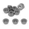 10PCS Black Coating Carbide Inserts Round CNC Turning Milling Inserts