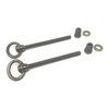 Metal Magery Antique Brass Swivel Mirror Screws Cheval Mirror Swing