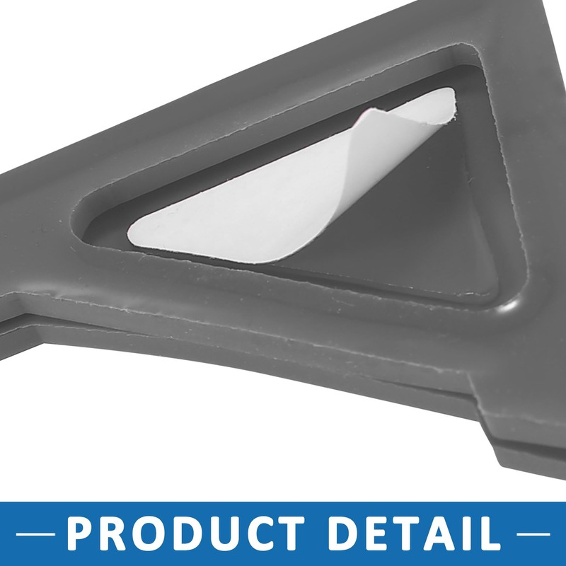 A ABSOPRO Car Door Corner Edge Guards Bumper Protector Gray