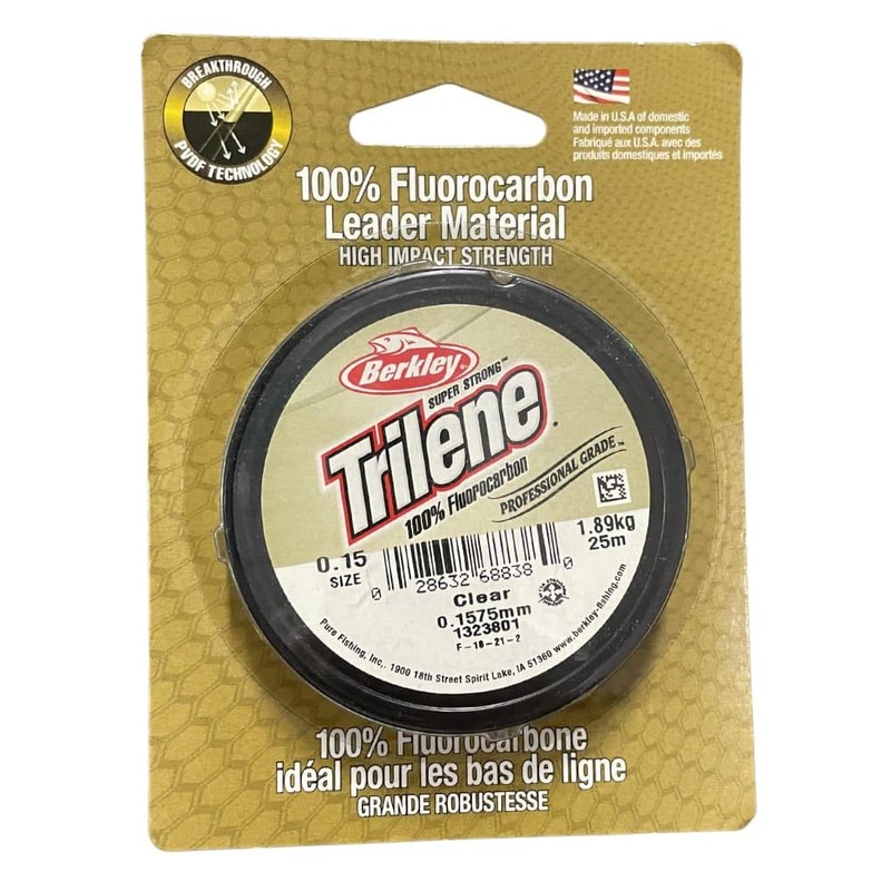 Berkley Trilene 100% Fluorocarbon Fishing Line 0.52mm - 16.5kg -