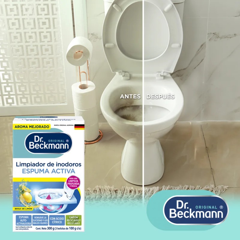 Limpiador De Inodoros Espuma Activa, 3 Bol 100 C/u