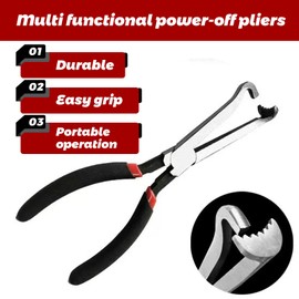 Automotive hose removal pliers Vacuum hose unloading pliers Separation pipe repair tool for vacuum, fuel, oil and water pipes (A)