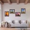 Seseat Rustic Brown 8x10 Picture Frames with Mat - Set
