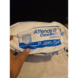 Attends Care Unisex Briefs XL 18 Count Heavy Absorption Incontinence Large