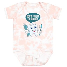 inktastic Dental Hygienist Dentist Toothbrush Baby Bodysuit 12 Months Tie Dye Pink 42d7a