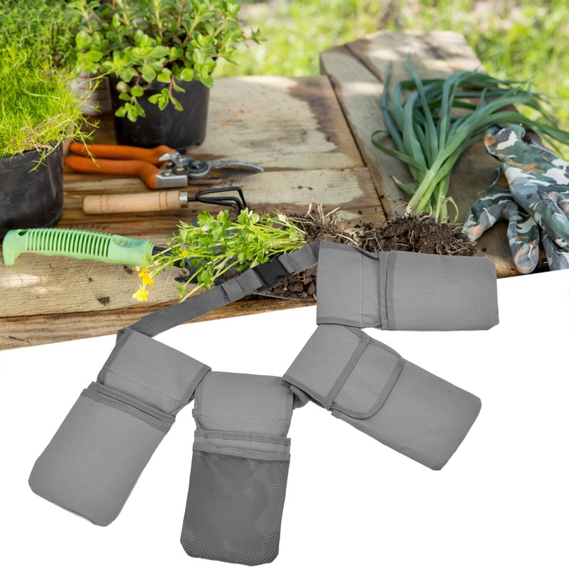 Canvas Gardening Tool Belt with 7 Pockets Garden Tools Storage