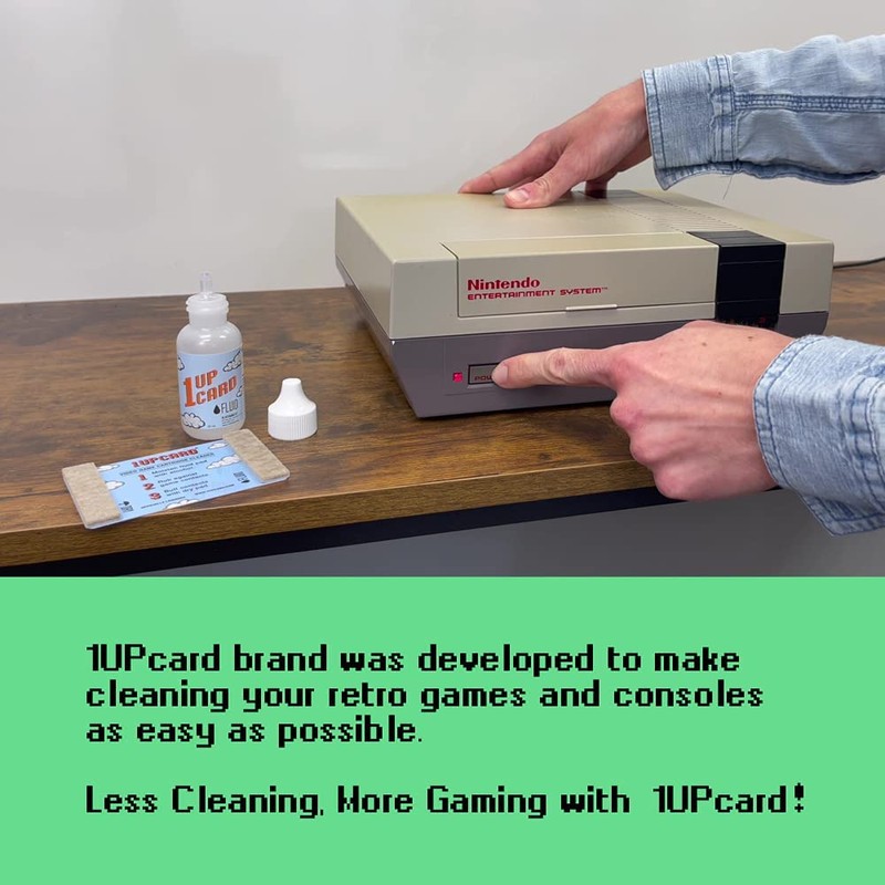 1UPcard Video Game Cartridge Cleaning Kit | 3 Pack with