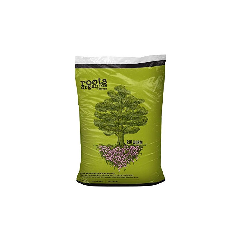 Roots Organics ROBW Big Worm Pure and Premium Worm Castings