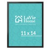 LaVie Home 11x14 Picture Frame for Wall Display, 11x14 Black