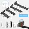 Shelf Brackets Floating Shlef Brackets 8-Inch 6-Packs, 1/5-Inch Thick Heavy