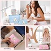 SEFORICO Initial Makeup Bag- Cosmetic Bag Cute Teen Girl Gifts