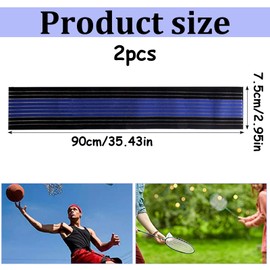 Guyode Pack of 2 Foot Bandages Ankle Brace Adjustable Bandage Ankle High Elastic Ankle Support Sports Protect Ankle Brace for Football Running Cycling