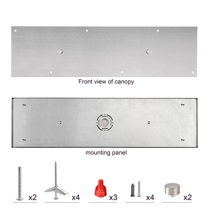 Six Pendant Light Linear Canopy Accessory Light Kit, 41-5/16 inch