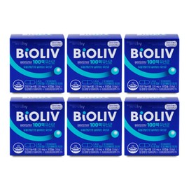 BioLive 10 billion lactic acid bacteria 120mg x 30 capsules x 6 boxes I / 바이오리브 100억 유산균 120mg x 30캡슐 X 6박스 I