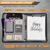 UBAFNOM Padfolio Portfolio Binder – Vegan Leather Business Portfolio Organizer