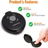 Professional Fingerprint Ink Pad, Thumb Print Ink Pad, Black Thumb