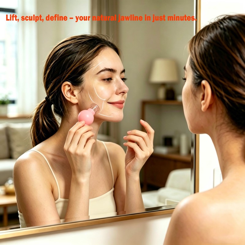 Face Cupping Set Anti Aging – 2 Sizes Glass Suction