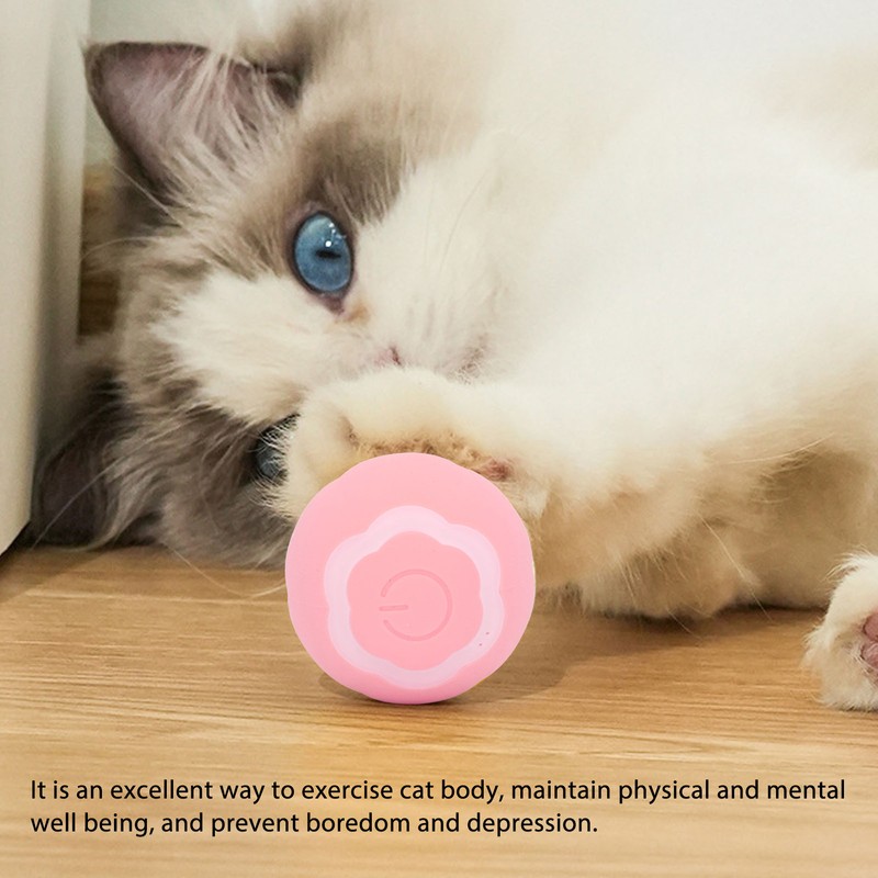 Smart Interactive Cat Ball Toy Automated Rolling 360 Degree Rotating