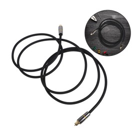 TEHAUX Optical Audio Digital Optic Extension Cord for Tv Home Theater Durable Design with Superior Audio Performance Compatible with Amplifiers and Speakers