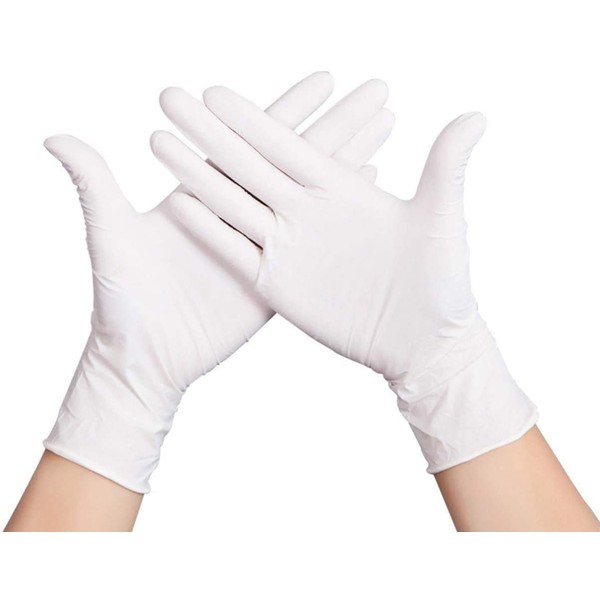 HERRMANN Nitrile Gloves in Size L, Pack of 200, Single