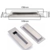 Gfamous Stainless Steel Shell Handle Sliding Door Handle Rectangular 2