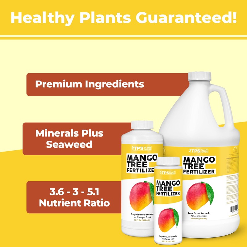 Mango Tree Fertilizer for All Mangoes and Anacardiaceae Trees, Liquid