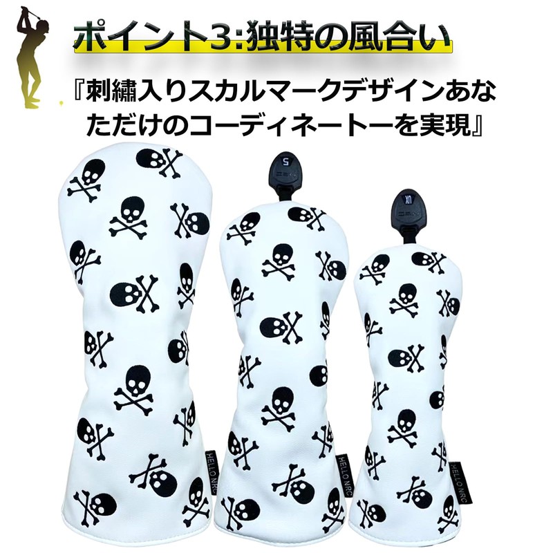 Golf Cover Golf Headcover Putter Cover Mallet Utility Headcover Fairway