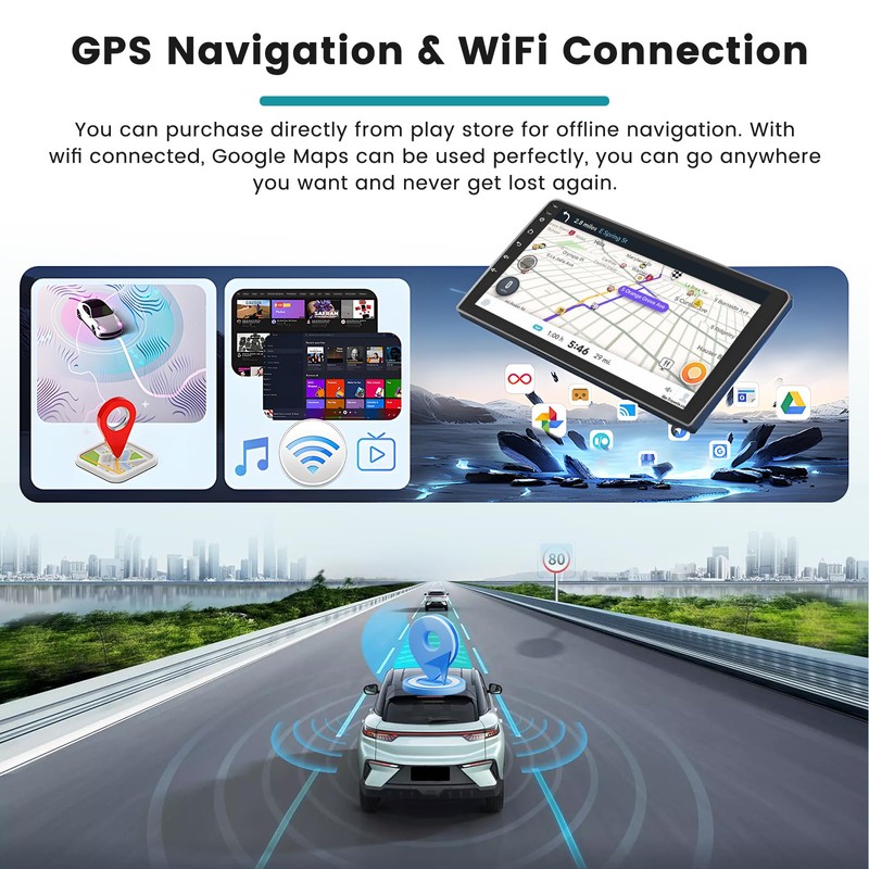 2+64G Android CarPlay Radio for 2015-2018 Hyundai Tucson, 9'' Touch