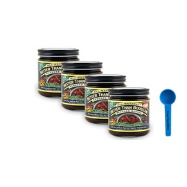Better Than Bouillon Reduced Sodium Vegetable Base 8 oz (Pack of 4) Bundle with PrimeTime Direct Teaspoon Scoop with BTB Authenticity Seal in a BTB Box