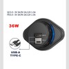 12V Car USB Charging Socket, PD3.0 QC3.0 36W Dual USB