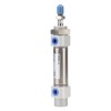 Air Cylinder Pneumatic SMC Type Screwed Piston Rod 2 Action