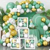 Pack of 70 Baby Shower Decorations with Balloons and Letters