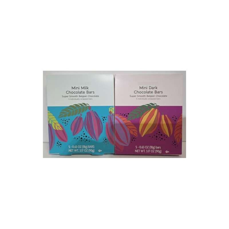 Trader Joe Mini Dark & Milk Chocolate Bars Super Smooth