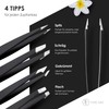 Eyebrow Tweezers Set with Case (4-Piece), Improved Tip, Tweezers, Eyebrow