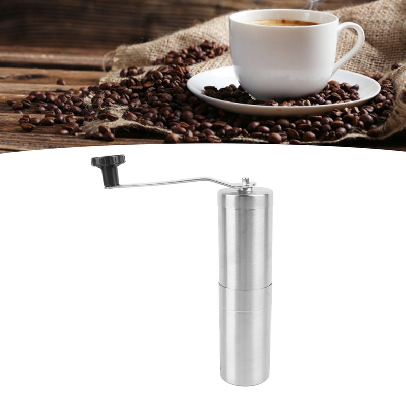 Manual Coffee Bean Grinder Stainless Steel Hand Coffee Mill for