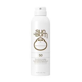 Sun Bum Mineral SPF 50 Sunscreen Body Spray - Water-Resistant Broad Spectrum Moisturizing Sunscreen with Vitamin E - Hawaii 104 Act Compliant (Made wi