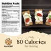 Snacktery Sesame Melba Toast Crackers - Thin and Crispy Flatbread