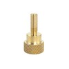 10 Pack Solid Brass Diamond Knurled Thumb Screws Knobs with