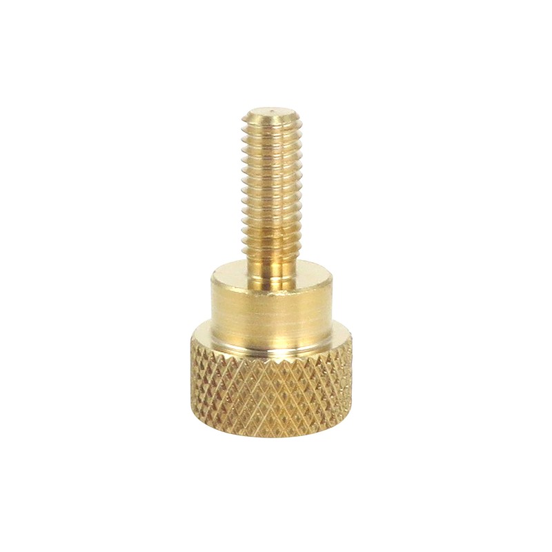 10 Pack Solid Brass Diamond Knurled Thumb Screws Knobs with