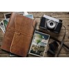 Rustic Town Genuine Leather Photo Album with Gift Box -
