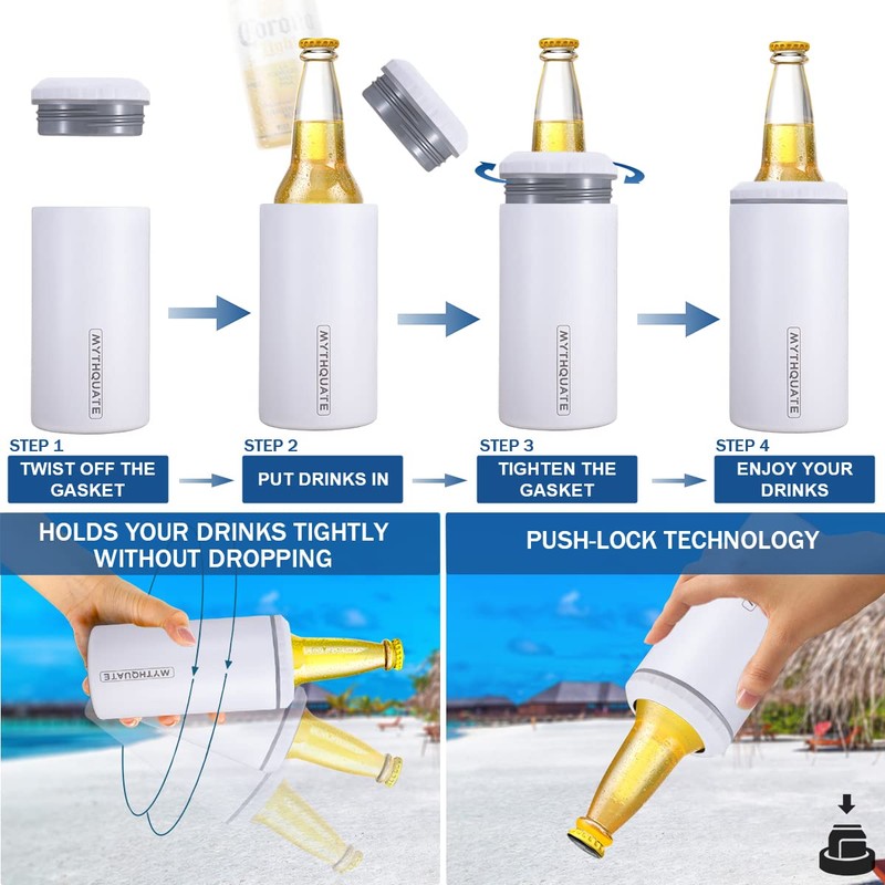 3 in 1 Slim Can Cooler for 12 OZ Skinny